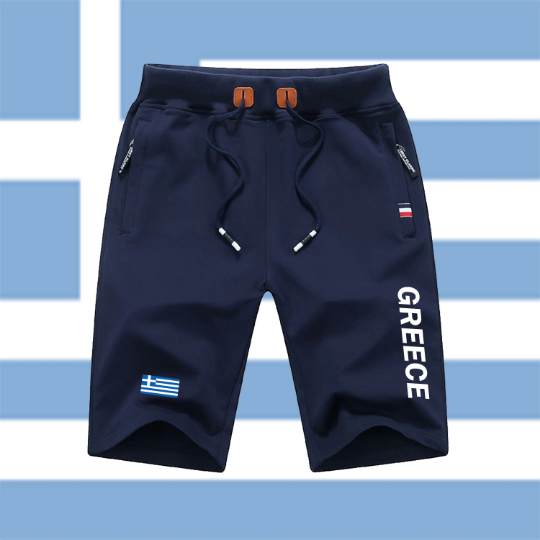 Greece Shorts / Greece Pants / Greece Shorts Flag / Greece Jersey / Grey Shorts / Black Shorts / Greece Poster / Greece Map / Men Women