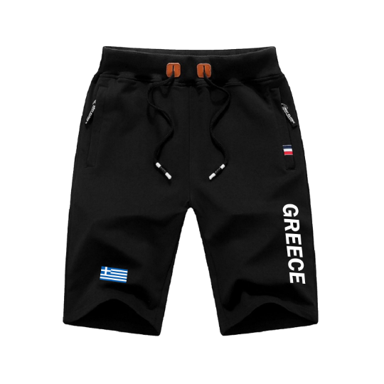 Greece Shorts / Greece Pants / Greece Shorts Flag / Greece Jersey / Grey Shorts / Black Shorts / Greece Poster / Greece Map / Men Women