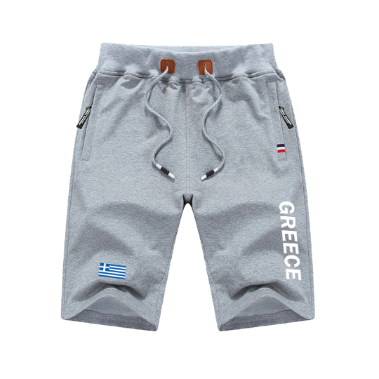 Greece Shorts / Greece Pants / Greece Shorts Flag / Greece Jersey / Grey Shorts / Black Shorts / Greece Poster / Greece Map / Men Women