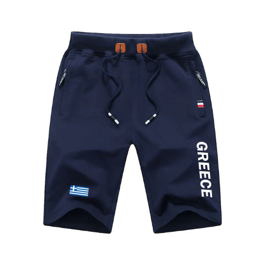 Greece Shorts / Greece Pants / Greece Shorts Flag / Greece Jersey / Grey Shorts / Black Shorts / Greece Poster / Greece Map / Men Women