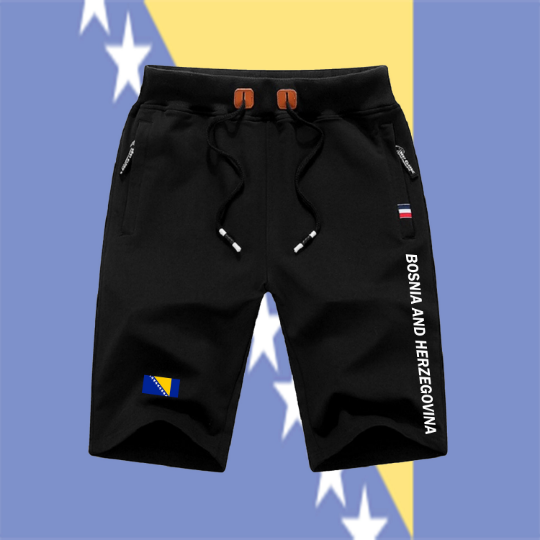 Bosnia and Herzegovina Shorts / Bosnia and Herzegovina Pants / Bosnia and Herzegovina Shorts Flag / Bosnia and Herzegovina Jersey / Shorts