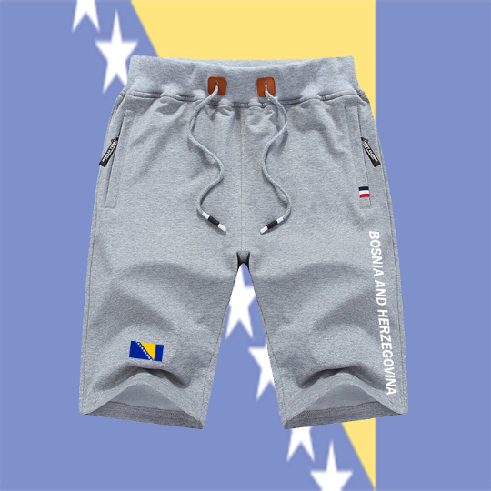 Bosnia and Herzegovina Shorts / Bosnia and Herzegovina Pants / Bosnia and Herzegovina Shorts Flag / Bosnia and Herzegovina Jersey / Shorts