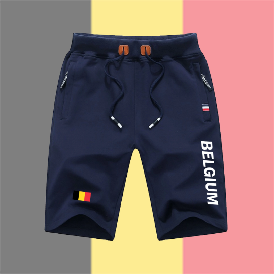 Belgium Shorts / Belgium Pants / Belgium Shorts Flag / Belgium Jersey / Grey Shorts / Black Shorts / Belgium Poster / Belgium Map