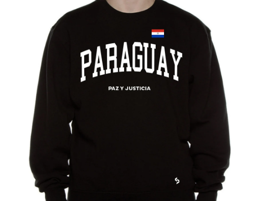 Paraguay Sweatshirts / Paraguay Shirt / Paraguay Sweat Pants Map / Paraguay Jersey / Grey Sweatshirts / Black Sweatshirts / Paraguay Poster