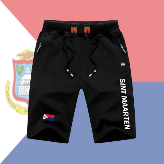Sint Maarten Shorts / Sint Maarten Pants / Sint Maarten Shorts Flag / Sint Maarten Jersey / Grey Shorts / Black Shorts / Sint Maarten Poster