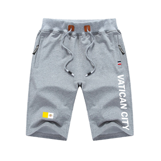 Vatican City Shorts / Vatican City Pants / Vatican City Shorts Flag / Vatican City Jersey / Grey Shorts / Black Shorts / Vatican City Poster
