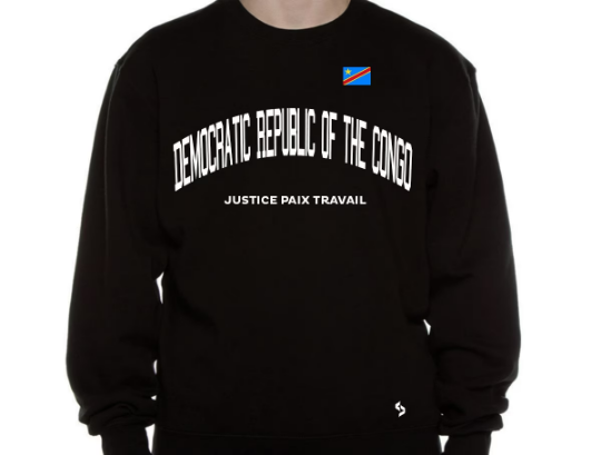 Democratic Republic Of The Congo Sweatshirts / Democratic Republic Of The Congo Shirt / Democratic Republic Of The Congo Sweat Pants Map