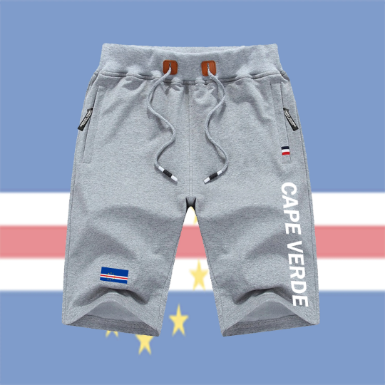 Cape Verde Shorts / Cape Verde Pants / Cape Verde Shorts Flag / Cape Verde Jersey / Grey Shorts / Black Shorts / Cape Verde Poster