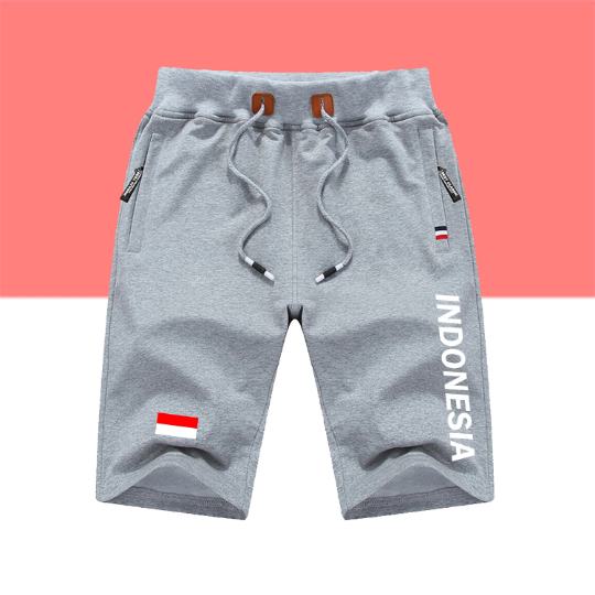 Indonesia Shorts / Indonesia Pants / Indonesia Shorts Flag / Indonesia Jersey / Grey Shorts / Black Shorts / Indonesia Poster / Indonesia