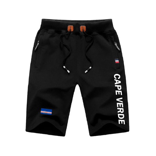Cape Verde Shorts / Cape Verde Pants / Cape Verde Shorts Flag / Cape Verde Jersey / Grey Shorts / Black Shorts / Cape Verde Poster