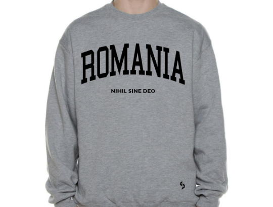 Romania Sweatshirts / Romania Shirt / Romania Sweat Pants Map / Romania Jersey / Grey Sweatshirts / Black Sweatshirts / Romania Poster