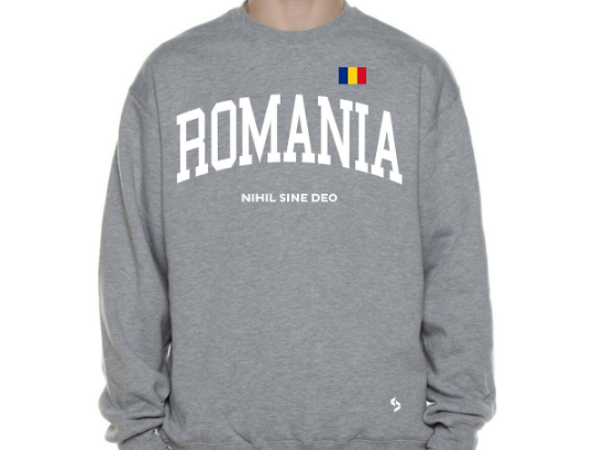 Romania Sweatshirts / Romania Shirt / Romania Sweat Pants Map / Romania Jersey / Grey Sweatshirts / Black Sweatshirts / Romania Poster