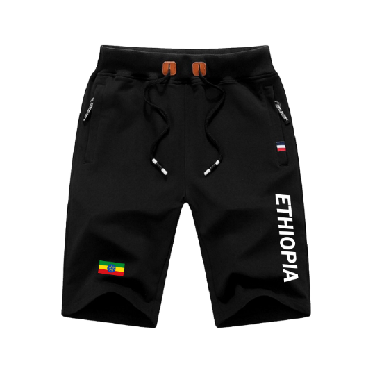 Ethiopia Shorts / Ethiopia Pants / Ethiopia Shorts Flag / Ethiopia Jersey / Grey Shorts / Black Shorts / Ethiopia Poster / Ethiopia Map