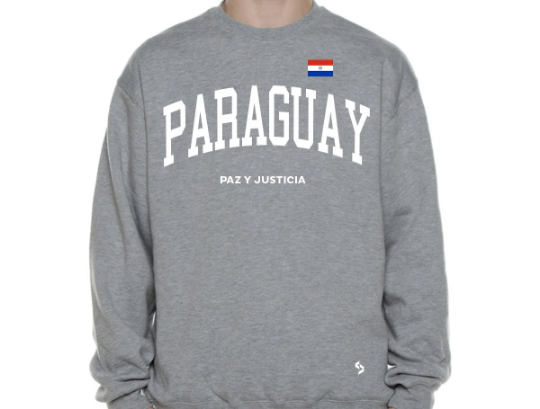 Paraguay Sweatshirts / Paraguay Shirt / Paraguay Sweat Pants Map / Paraguay Jersey / Grey Sweatshirts / Black Sweatshirts / Paraguay Poster