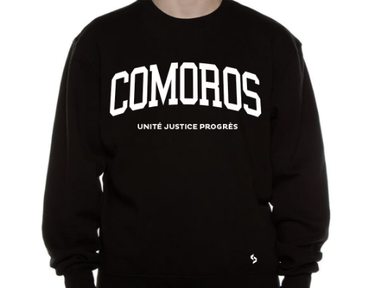 Comoros Sweatshirts / Comoros Shirt / Comoros Sweat Pants Map / Comoros Jersey / Grey Sweatshirts / Black Sweatshirts / Comoros Poster