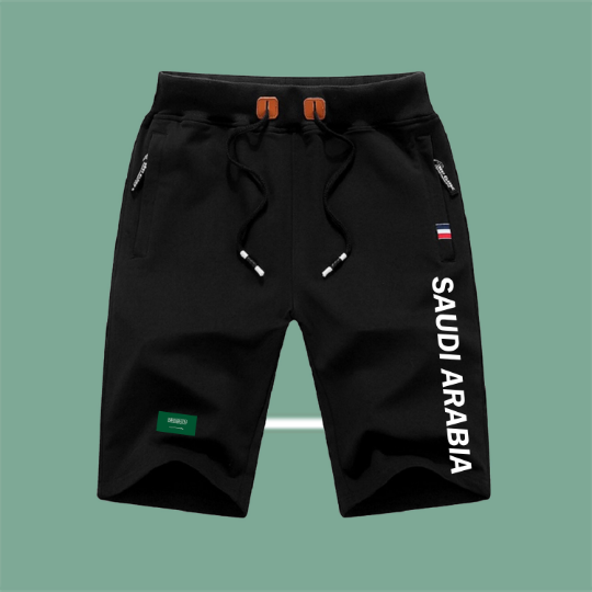 Saudi Arabia Shorts / Saudi Arabia Pants / Saudi Arabia Shorts Flag / Saudi Arabia Jersey / Grey Shorts / Black Shorts / Saudi Arabia Poster