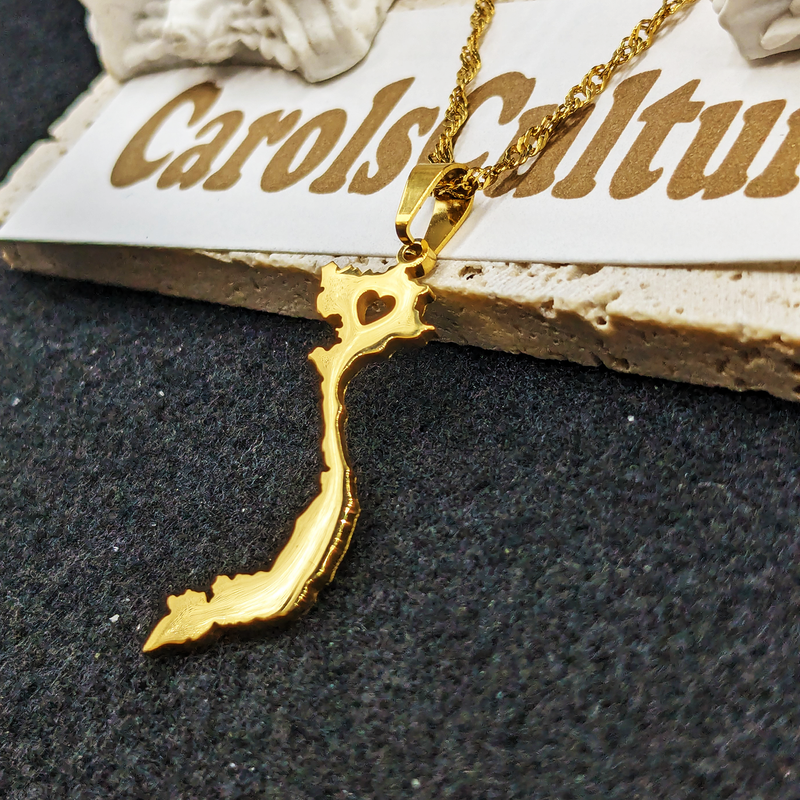 18k Gold Plated Vietnam Necklace, Vietnam Jewelry, Vietnam Necklace, Vietnam Jewelry, Vietnam Earrings, Vietnam Gift, Vietnam