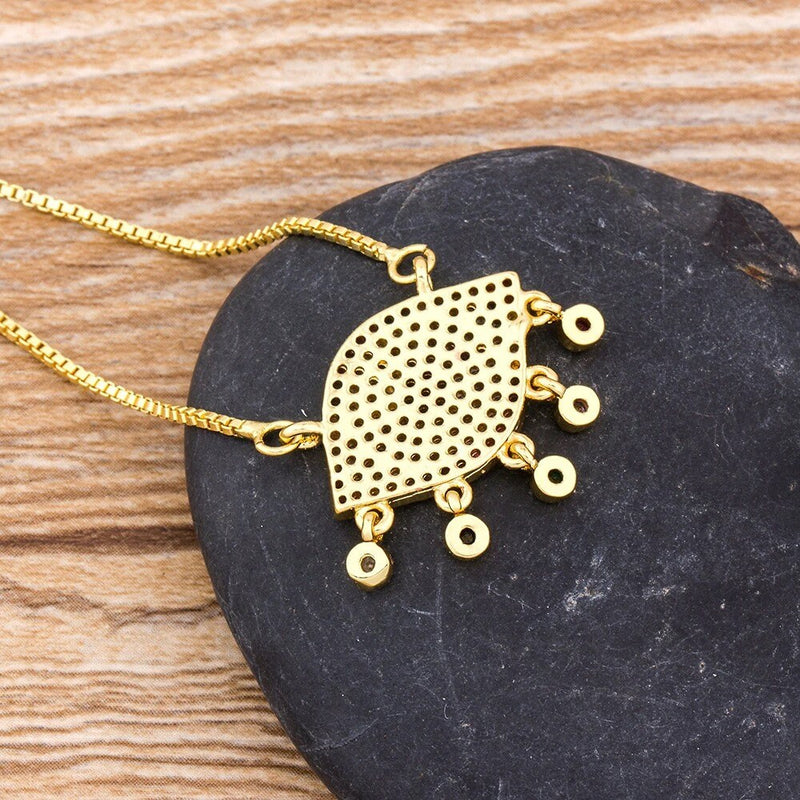Evil Eye Pendant, Evil Eye Charms, Evil Eye Necklace Gold Plated, Evil Eye Choker, Dainty Evil Eye, Evil Eye Initial, Evil Eye Protection
