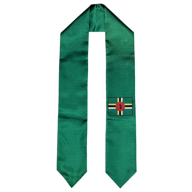 Dominica Flag Graduation Stole, Dominica Flag Graduation Sash, Dominica Graduation Stole, Grenadian Flag Graduation Stole