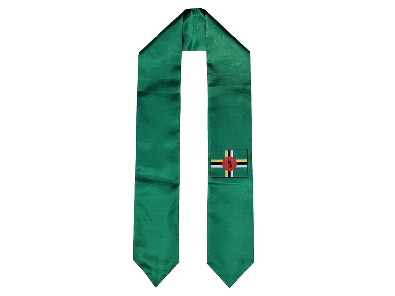 Dominica Flag Graduation Stole, Dominica Flag Graduation Sash, Dominica Graduation Stole, Grenadian Flag Graduation Stole