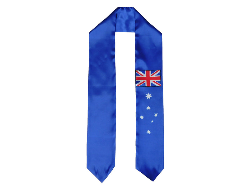 Australia Flag Graduation Stole, Australia Flag Graduation Sash, Australia Graduation Stole, Australia Flag Graduation Stole