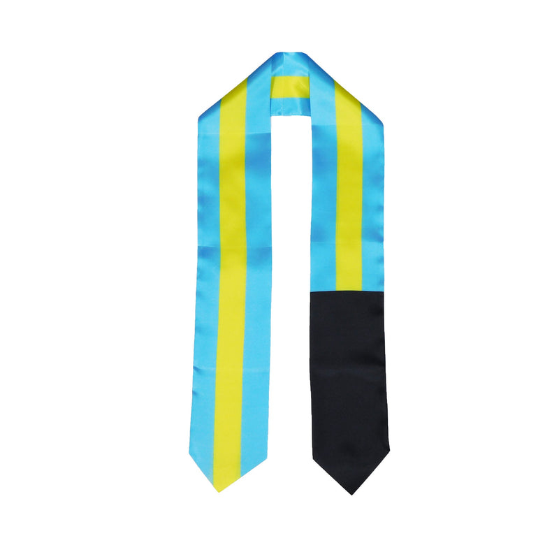 Bahamas Flag Graduation Stole, Bahamas Flag Graduation Sash, Bahamas Graduation Stole, Bahamas Flag Graduation Stole