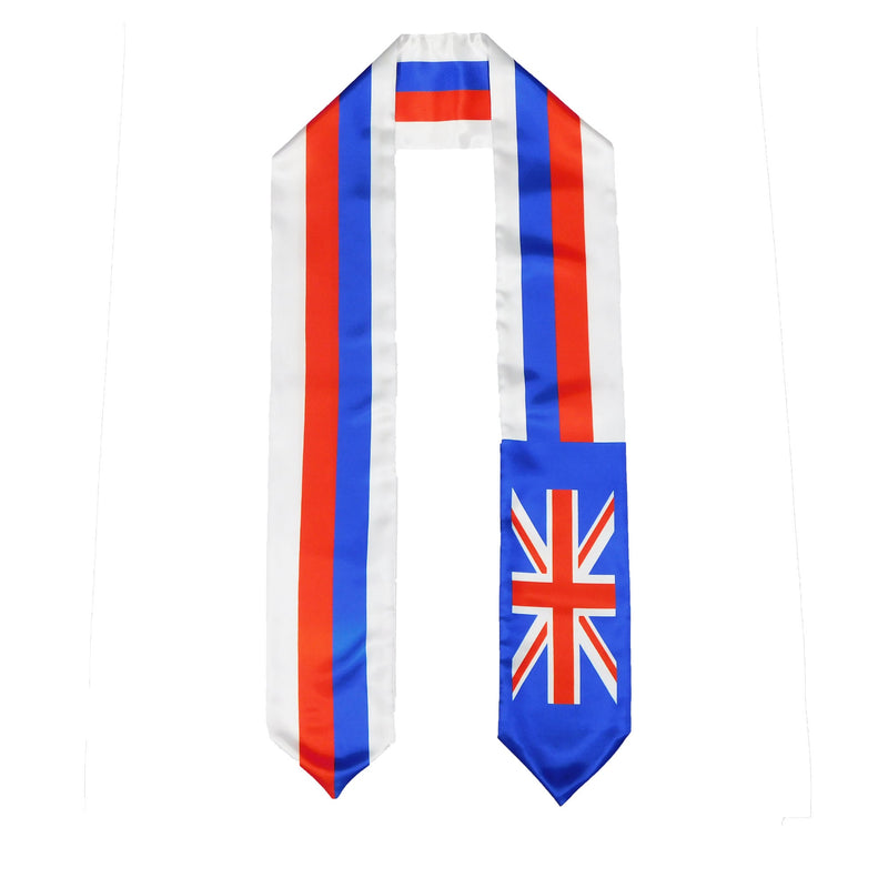 Hawaii Flag Graduation Stole, Hawaii Flag Graduation Sash, Hawaii Graduation Stole, Hawaiian Flag Graduation Stole