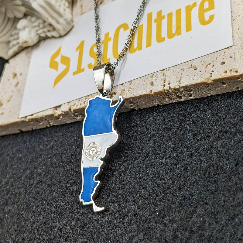 18k Gold Plated Argentina Necklace