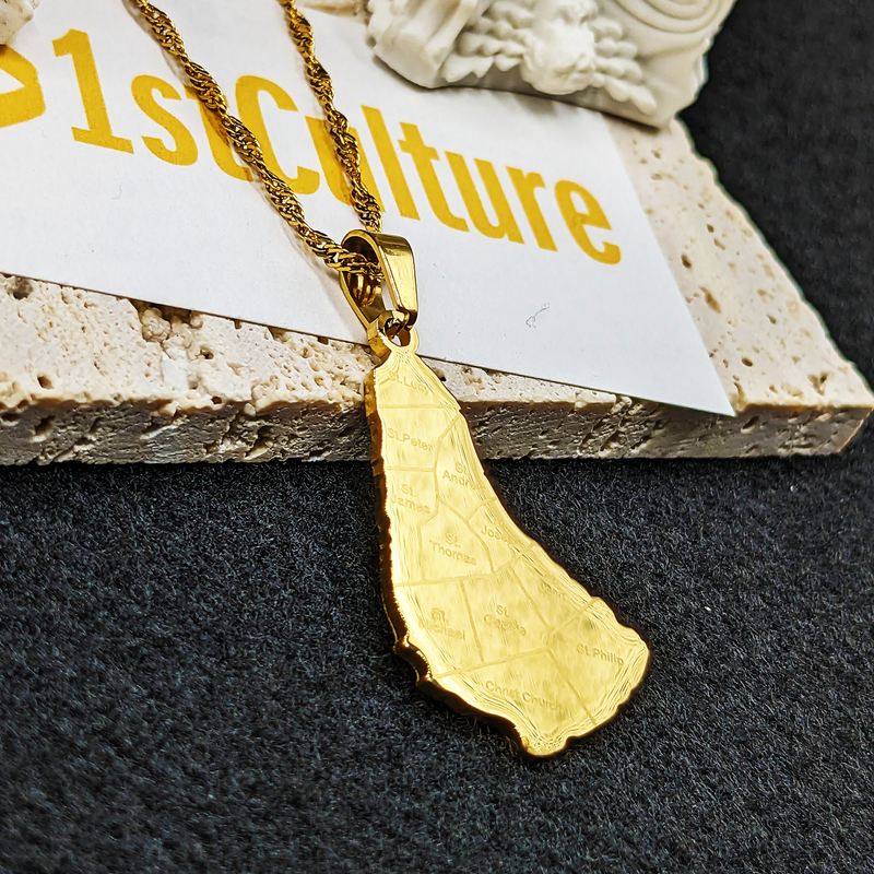 18K Gold Plated Barbados Necklace