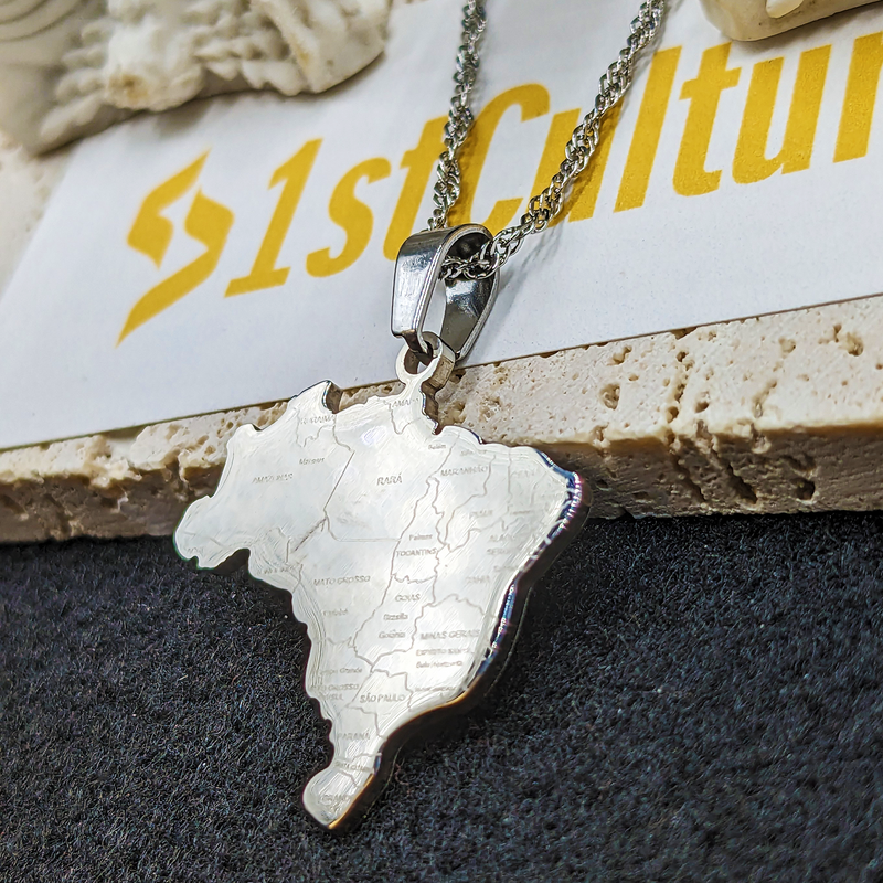 18k Gold Plated Brazil Necklace