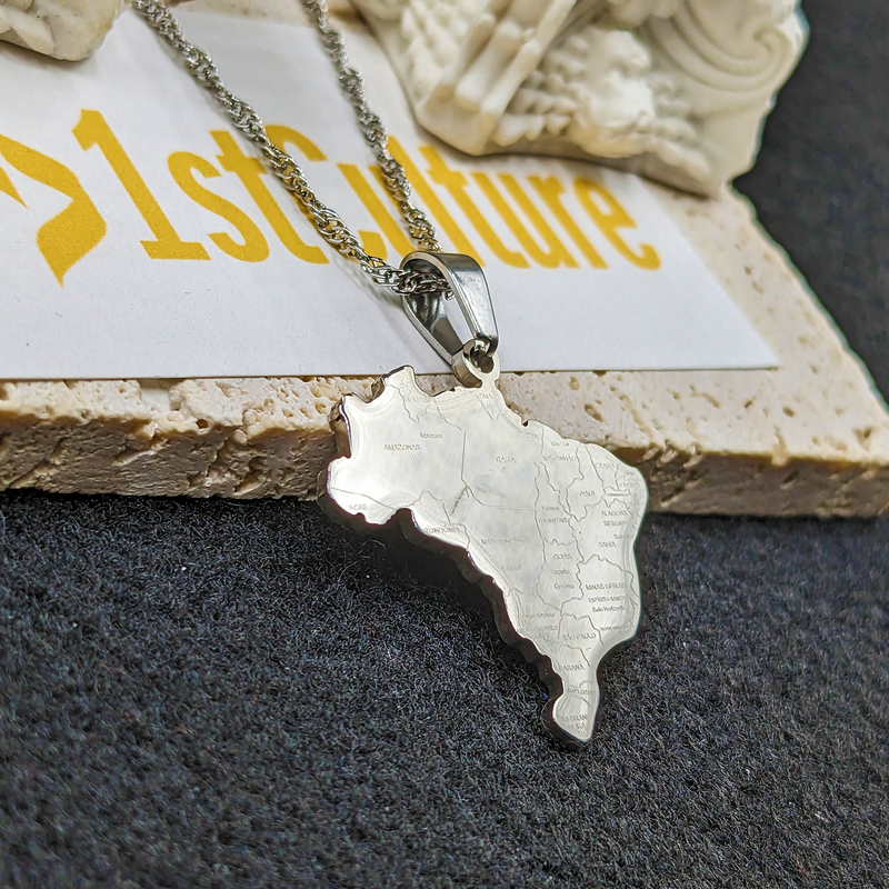 18k Gold Plated Brazil Necklace