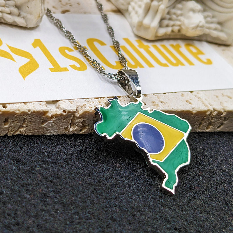 18K Gold Plated Brazil Necklace