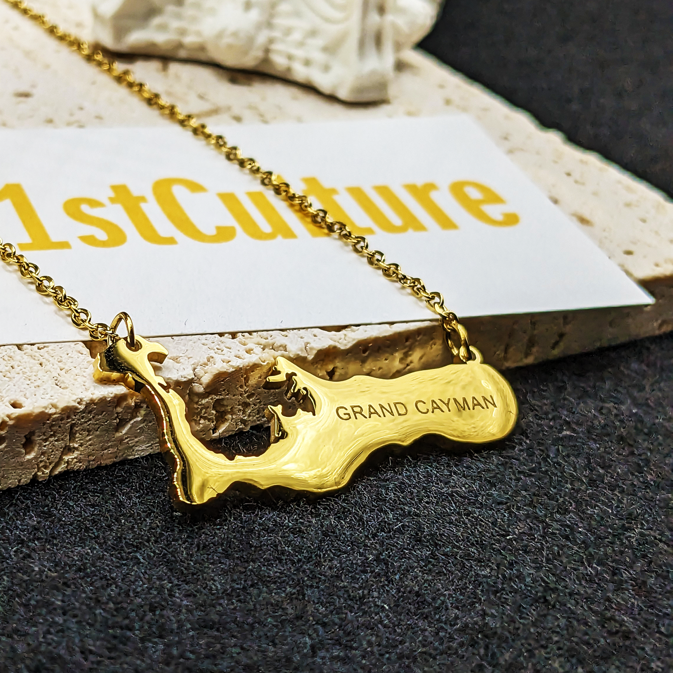 Country Flag and Map Necklaces