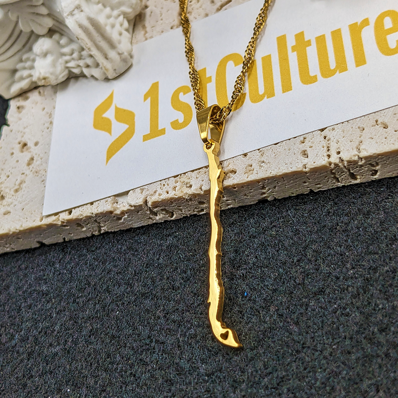 18K Gold Plated Chile Necklace
