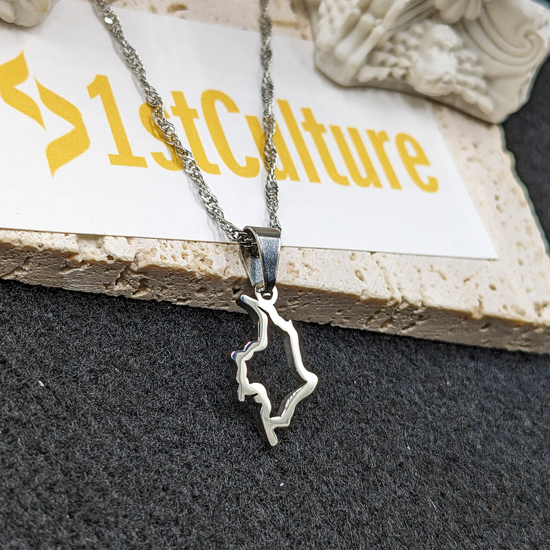 18K Gold Plated Minimalist Colombia Necklace