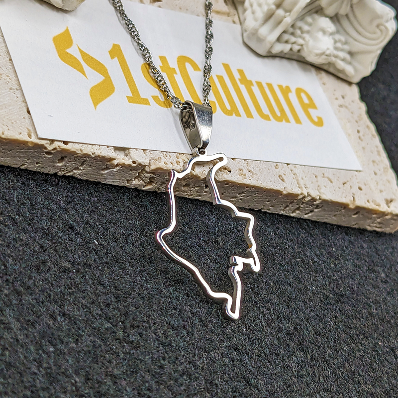 18K Gold Plated Colombia Necklace