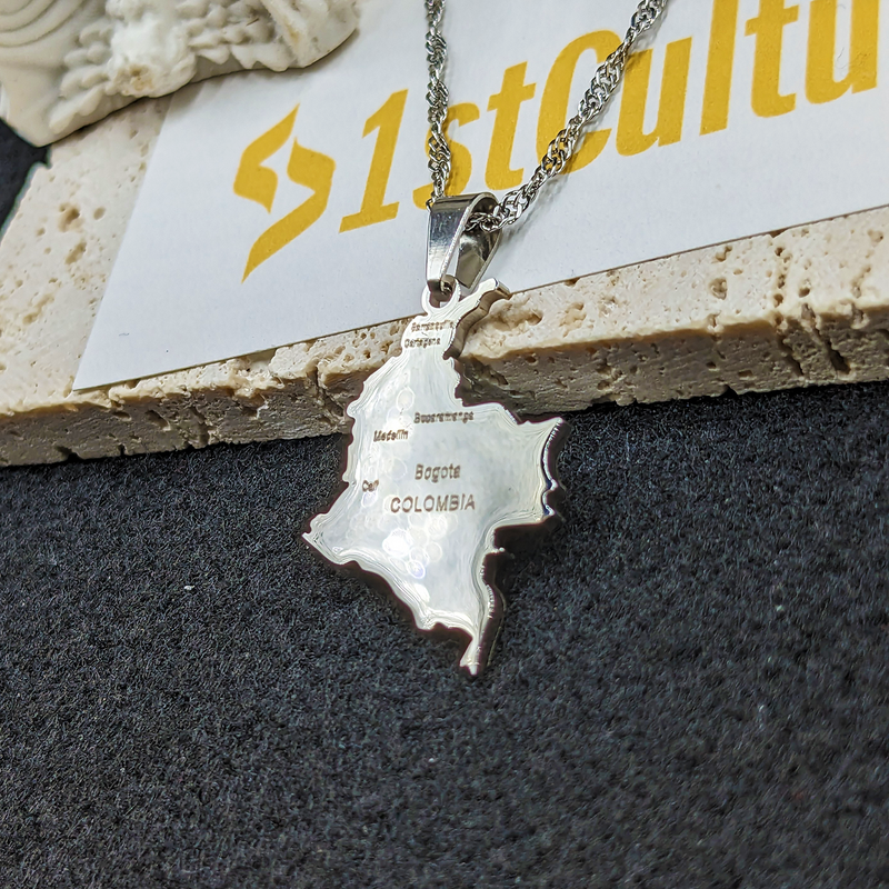 18k Gold Plated Colombia Necklace