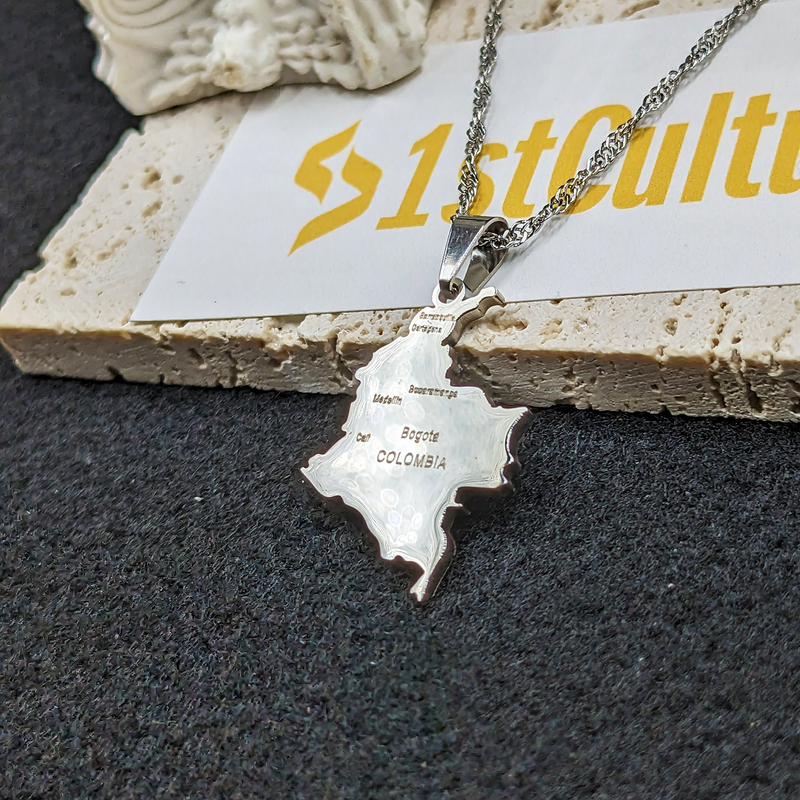 18k Gold Plated Colombia Necklace