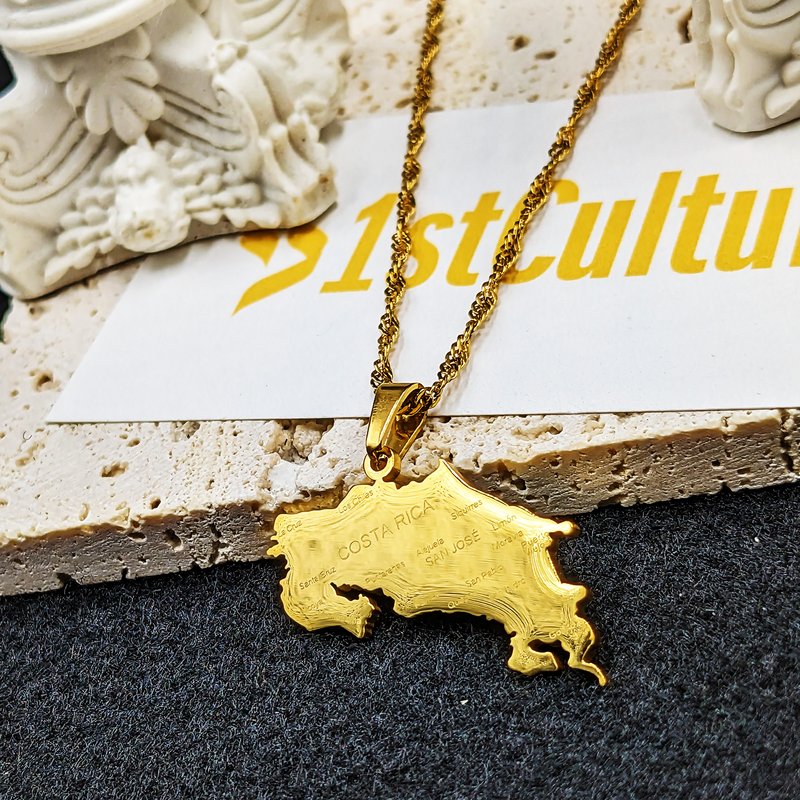 18k Gold Plated Costa Rica Necklace