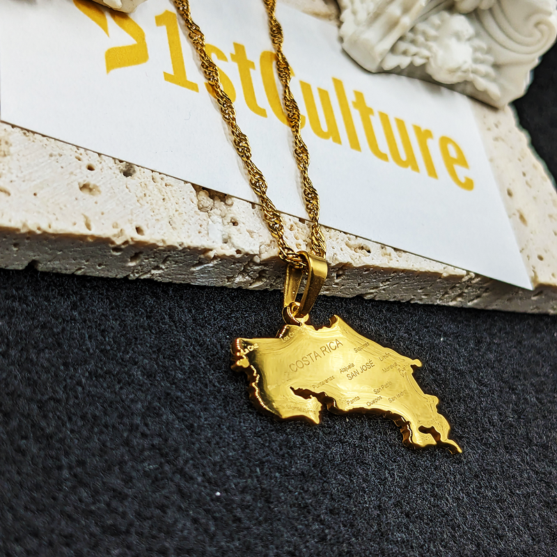 18k Gold Plated Costa Rica Necklace