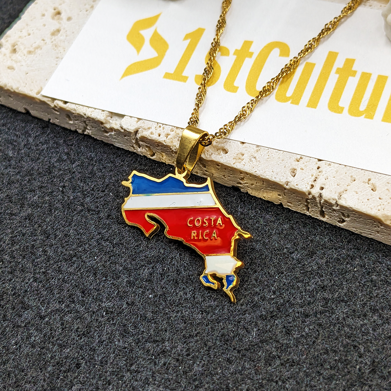 18k Gold Plated Costa Rica Necklace