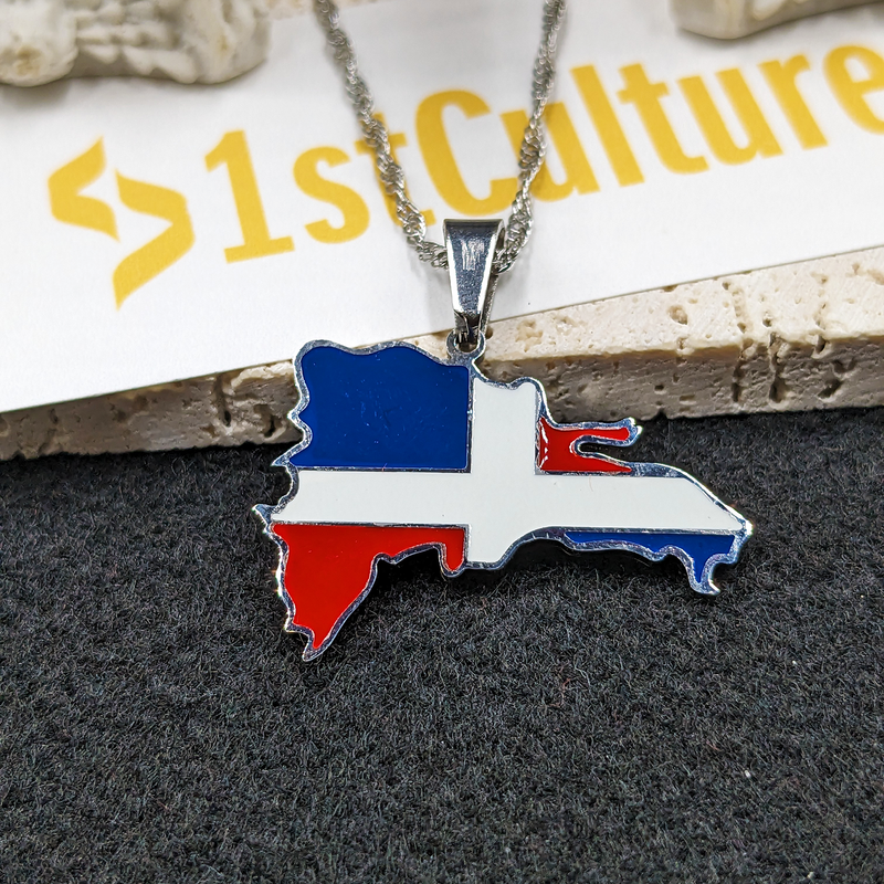 18k Gold Plated Dominican Republic Necklace