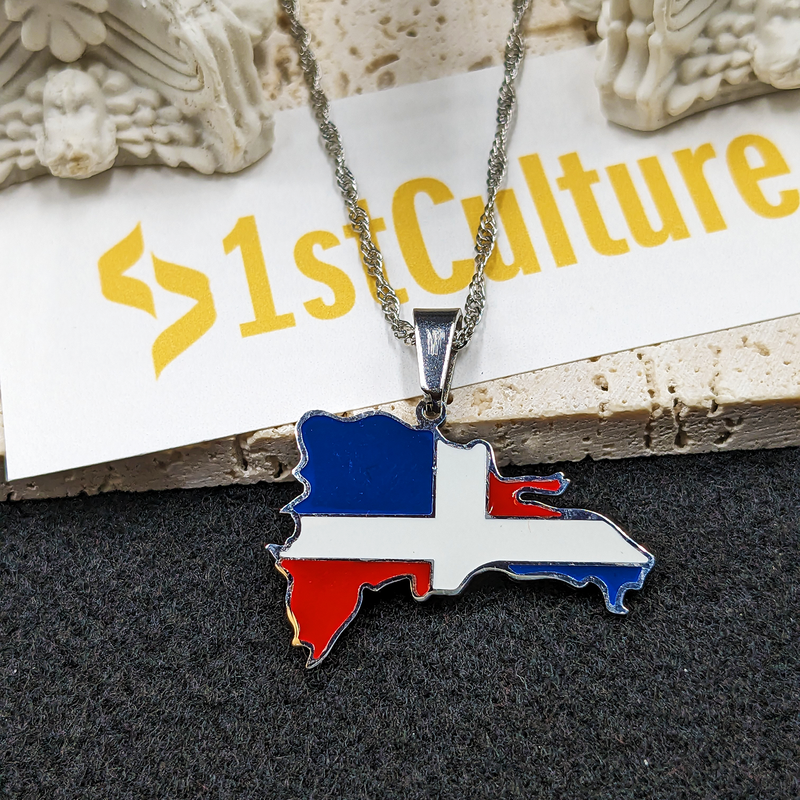 18k Gold Plated Dominican Republic Necklace