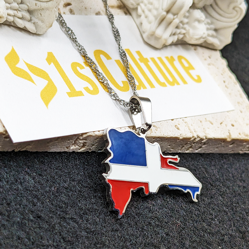 18k Gold Plated Dominican Republic Necklace