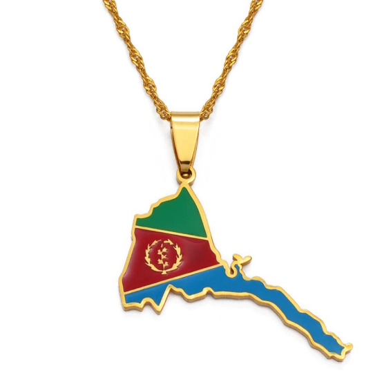18K Gold Plated Eritrea Necklace