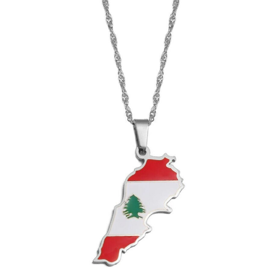 18K Gold Plated Lebanon Necklace