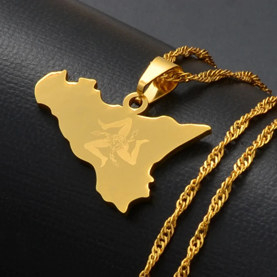 18k Gold Plated Sicily Necklace