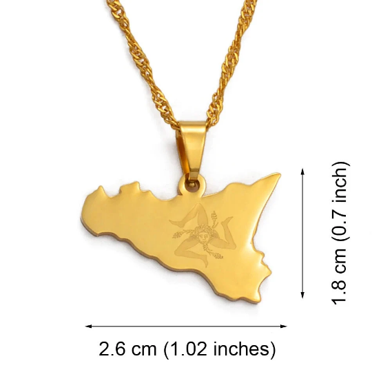 18k Gold Plated Sicily Necklace