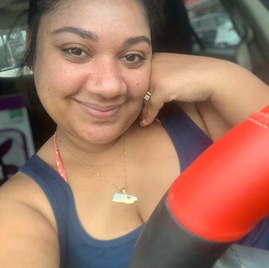 18k Gold plated Puerto Rico Flag Necklace