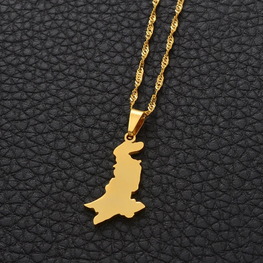 18k Gold Plated Pakistan Necklace